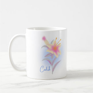 Caneca De Café Coolish Lily Bloom