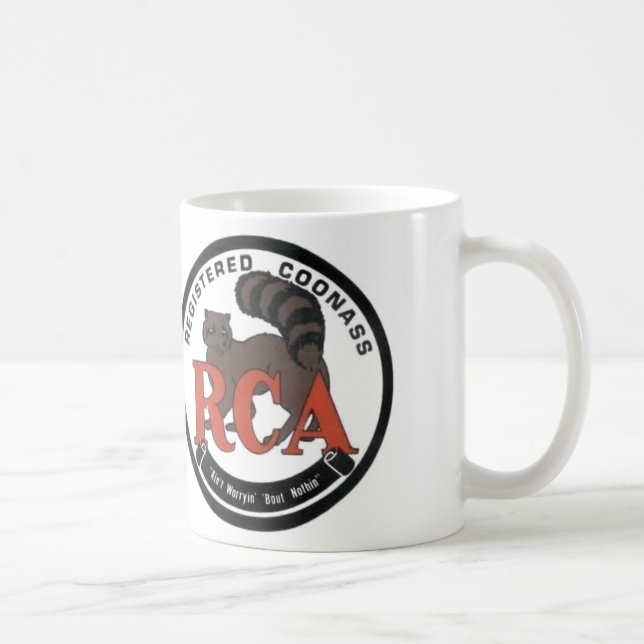 Caneca De Café CoonAss registrado (Direita)