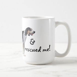 Caneca De Café Coonhound de Bluetick do salvamento