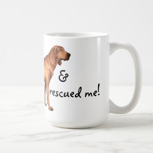 Caneca De Café Coonhound de Redbone do salvamento