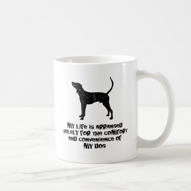 Caneca De Café Coonhound do caminhante de Treeing (Direita)