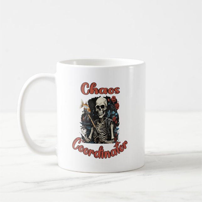 Caneca De Café Coordenador de caos (Esquerda)