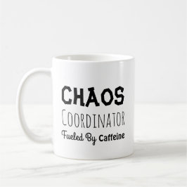 Caneca De Café Coordenador De Caos Engraçado Citação Para Ele Ou 