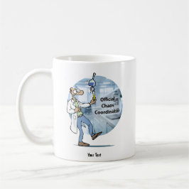 Caneca De Café Coordenador de Caos na Vida de Laboratório 