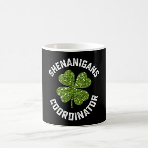 Caneca De Café Coordenador de Travessuras Divertido Dia de São Pa