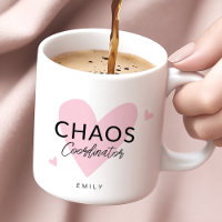 Coordenador do Caos Personalizado - Mug de Café Ro