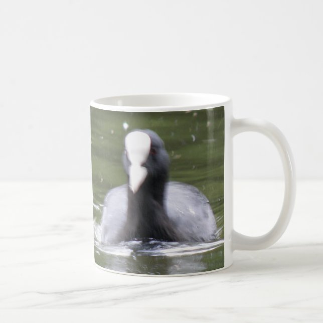 Caneca De Café Coot Natação Mug (Direita)