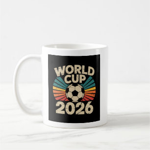 Caneca De Café Copa do Mundo 2026 ⚽ – Futebol Fã de Futebol Globa
