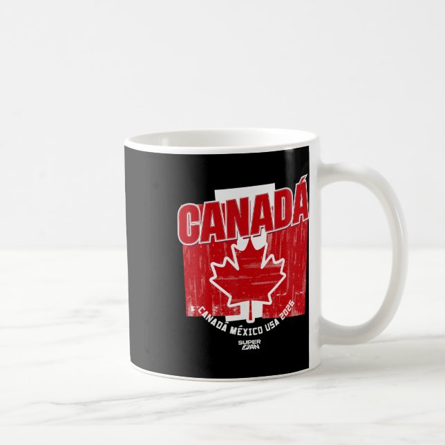Caneca De Café Copa do Mundo de Fãs de Futebol do Canadá 2026 (Direita)