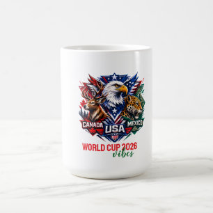 Caneca De Café Copa do Mundo de Harmonia da Vida Selvagem Tribal