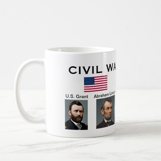 Caneca De Café Copa dos Líderes da Guerra Civil Americana* (Esquerda)