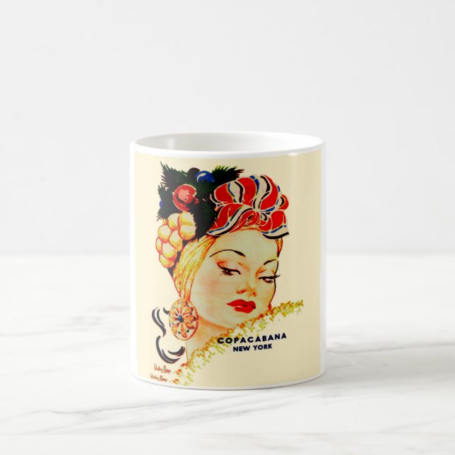 Caneca de café Copacabana Carmen Miranda (Centro)