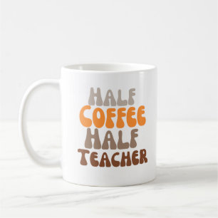 Caneca De Café Cópia de meio café Meia professora