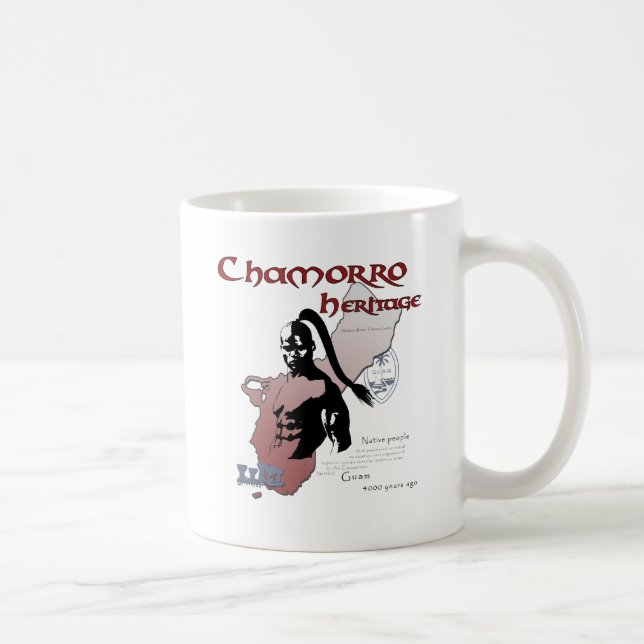Caneca De Café Cópia do espírito de Chamorro (Direita)