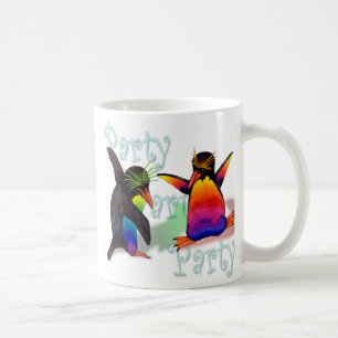 Caneca De Café cópia do partido dos pinguins da dança
