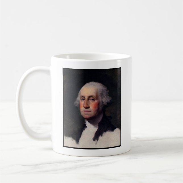 Caneca De Café Copiar Antheneum George Washington, Gilbert Stuart (Esquerda)