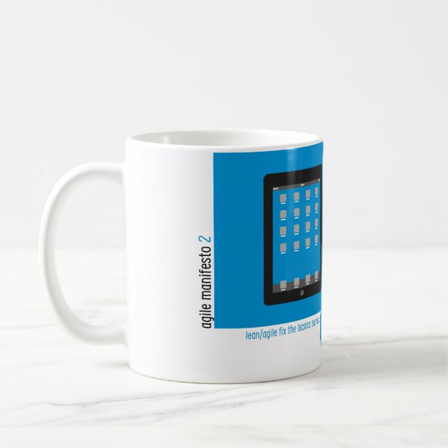 Caneca De Café Copo ágil II. do manifesto (Esquerda)