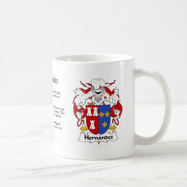 Caneca De Café Copo da crista de Hernández (Direita)
