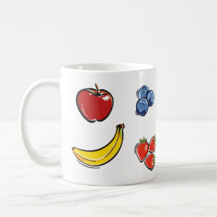 Caneca De Café Copo da fruta do divertimento