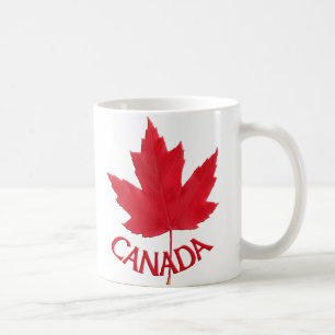 Caneca De Café Copo da lembrança da folha de bordo de Canadá dos