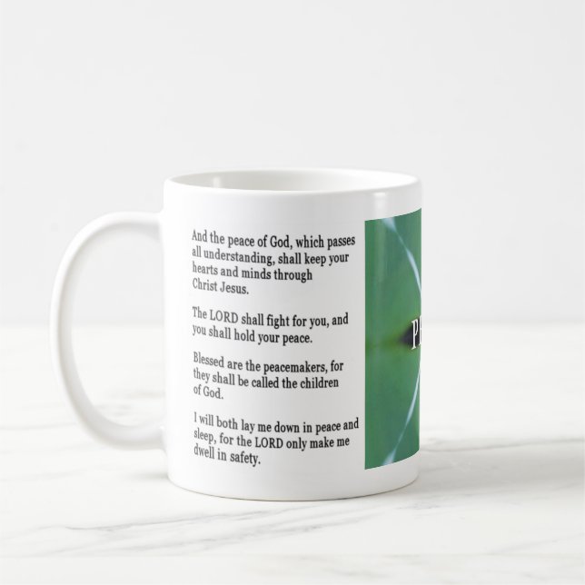 Caneca De Café Copo da paz (Esquerda)