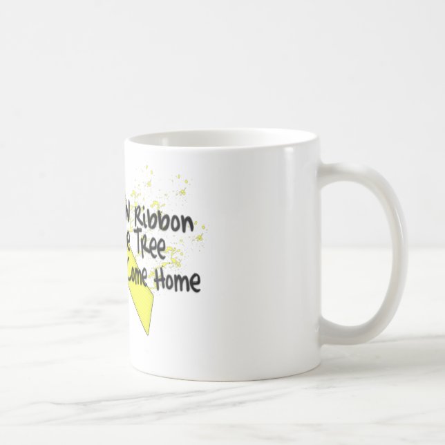 Caneca De Café Copo de café amarelo da fita (Direita)