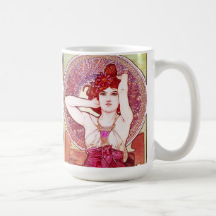 Caneca De Café Copo de café Amethyst de Alphonse Mucha