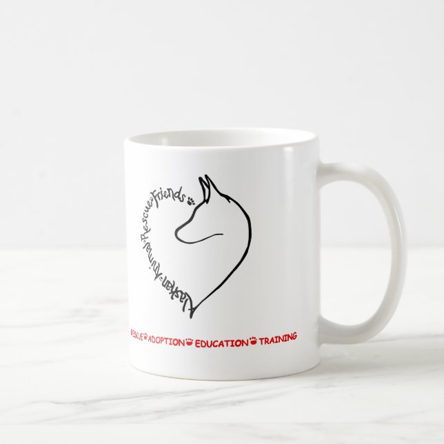 Caneca De Café Copo de café animal do Alasca oficial do (Direita)