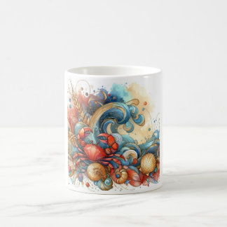 Caneca De Café Copo de Café Beachy Crab