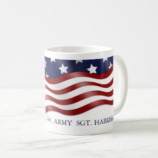 Caneca De Café Copo de Café com Bandeira Personalizada Militar