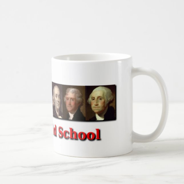 Caneca De Café Copo de café da velha escola (Direita)
