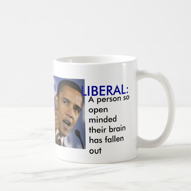 Caneca De Café Copo de café de Anti-Obama (Direita)