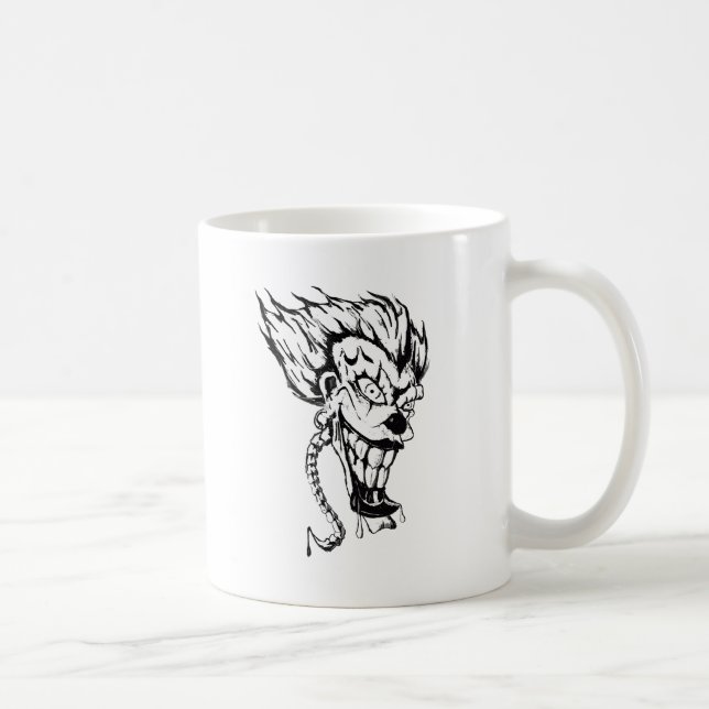 Caneca De Café copo de café de palhaço mau (Direita)