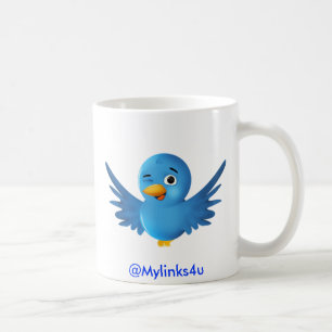 Caneca De Café Copo de café do Twitter