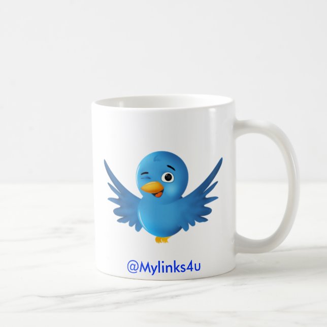 Caneca De Café Copo de café do Twitter (Direita)