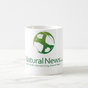 Caneca De Café Copo de café natural do logotipo da notícia