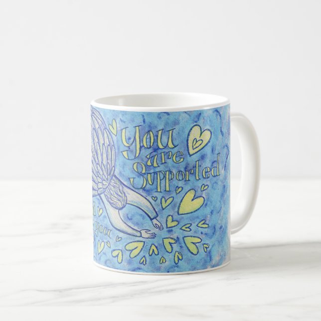 Caneca De Café Copo de Café Personalizado de Archangel Michael de (Frente Esquerda)