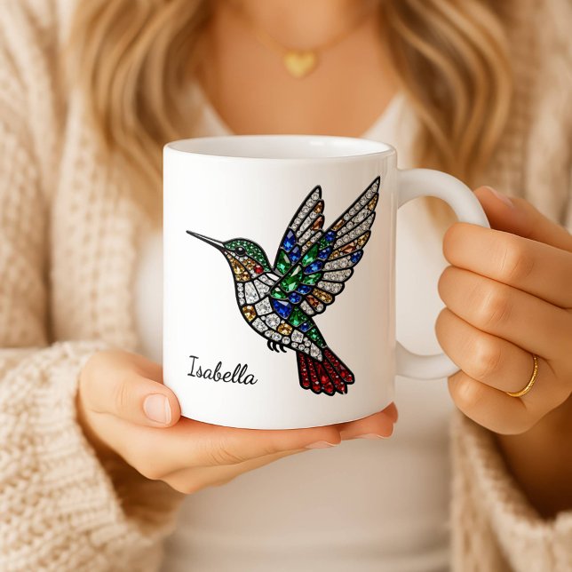 Caneca De Café Copo de Café Personalizado de Vidro Pintado com Be (Criador carregado)
