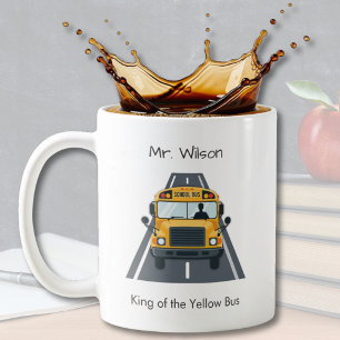 Caneca De Café Copo de Café Personalizado Motorista de Ônibus Esc