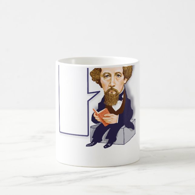 Caneca De Café Copo de Charles Dickens (1812 - 1870) (Centro)