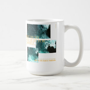 Caneca De Café copo de citações oceânicas