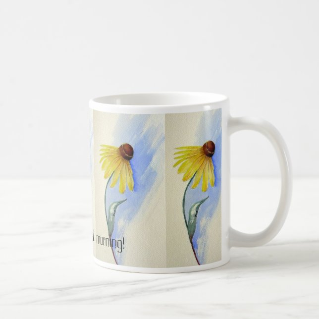 Caneca De Café Copo de Coneflower da pradaria (Direita)