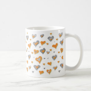 Caneca De Café Copo de Corações
