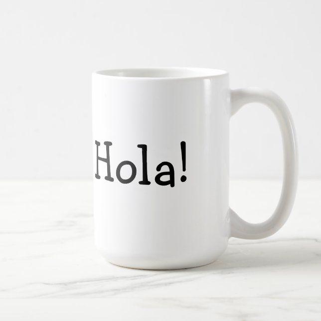 Caneca De Café Copo de Hola (Direita)