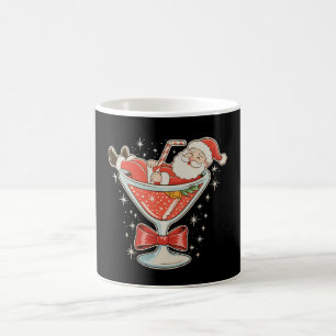 Caneca De Café Copo de Martini Santa Bagunça Natal