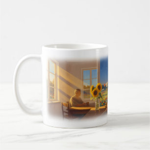 Caneca De Café Copo de Paz de Manhã Ensolarada Não Estar Sozinho