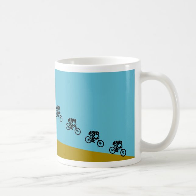 Caneca De Café Copo de salto de bicicleta de montanha (Direita)