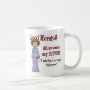 Caneca De Café Copo do café do bom dia