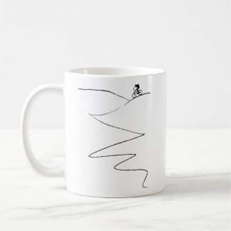 Caneca De Café Copo do ciclista do ciclismo do Mountain bike