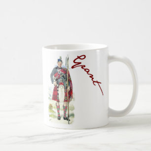 Caneca De Café Copo do Scottish de Grant do clã